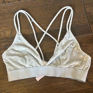 PINK Victoria's Secret Light Blue Strappy Bralette